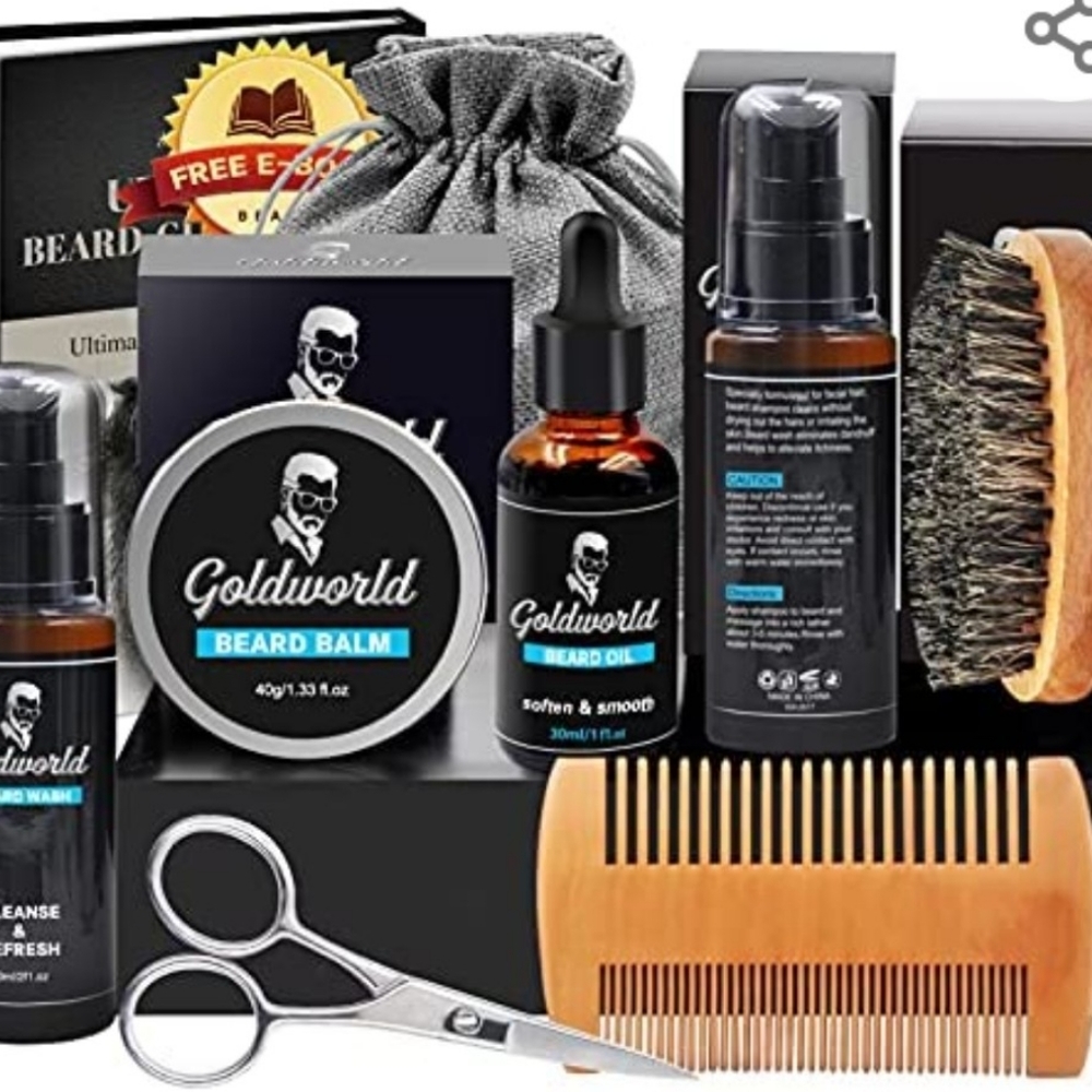 Beard & Grooming & Growth Kit,Beard w/2 Packs Beard - Picture 9 of 9